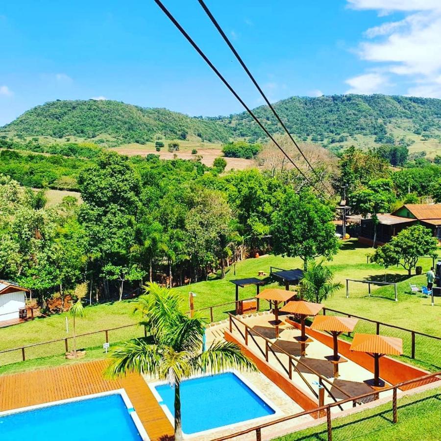 Cabana Hostel Sobrado Ecopark Águas de São Pedro 외부 사진
